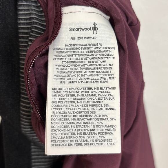 SmartWool Men's Intraknit Active Lined Short in Eggplant Size 2XL - Picture 6 of 6